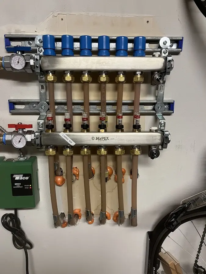 Plumber performing Leak Detection at a residential property in Bonsall